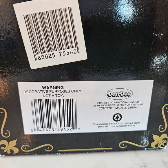 Dan Dee Collectors Choice Deluxe Nutcracker 15" Tall In Box With Sword - Picture 3 of 9